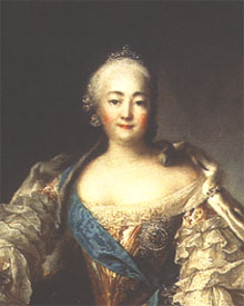 Императрица Елизавета Петровна. Портрет Л.Токки, 1758 г.